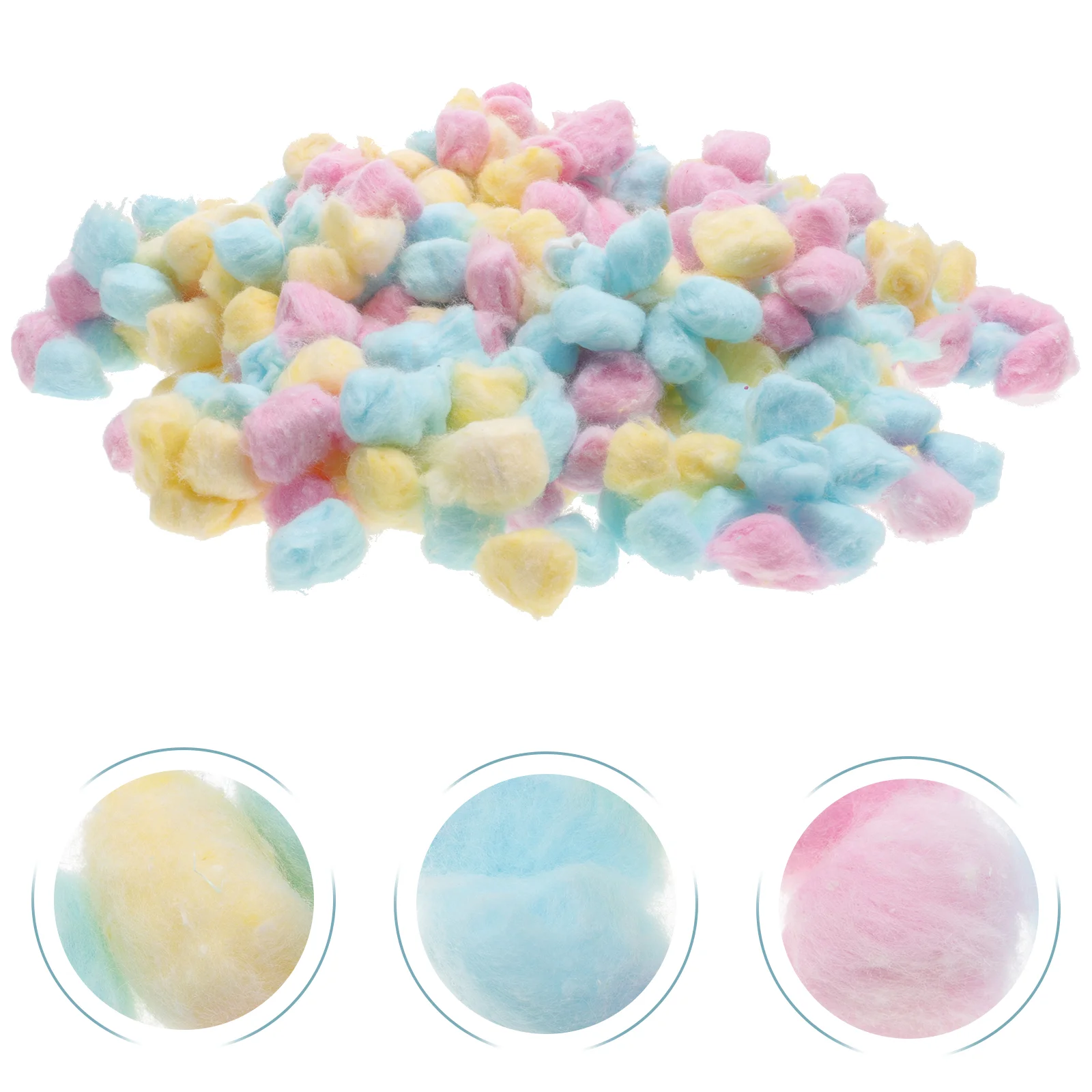 Baby Cotton Ball Pink Balls Cleaning Colorful for Makeup Cleansing Newborn Pure High-quality Face Supplies