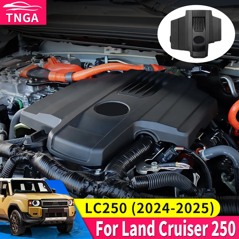 

For Toyota Land Cruiser 250 2024 2025 Prado LC250 1958 First Edition FJ250 Engine Dustproof Hood,Upgraded Accessories Tuning