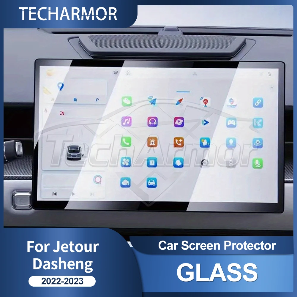 

Car Tempered Glass Protective Film For Jetour Dashing 2022-23 Auto GPS Navigation Screen Protector Display Interior Accessories