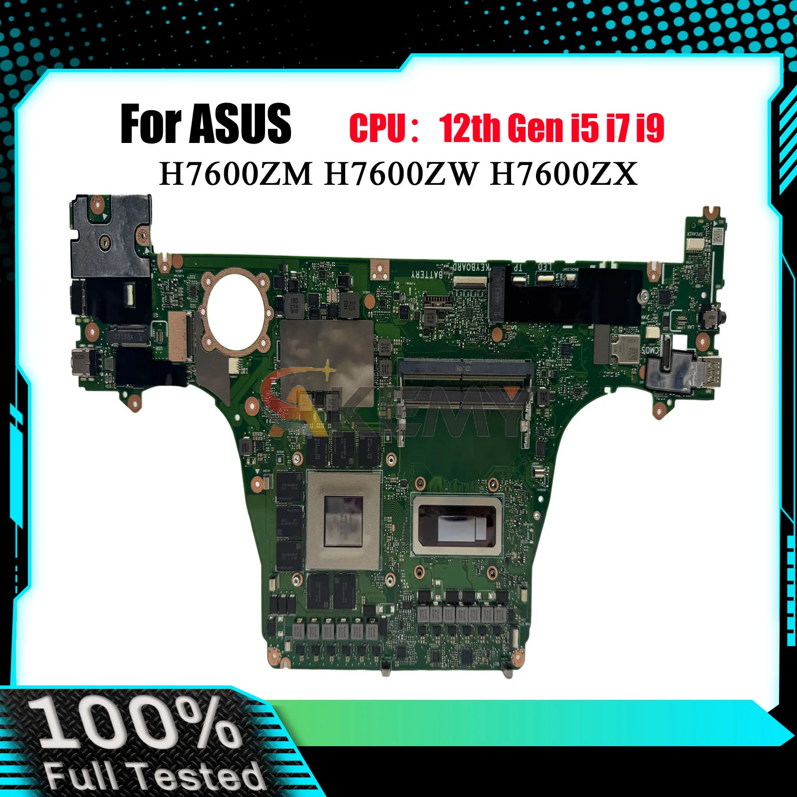 

Материнская плата для ноутбука H7600ZW для ASUS 16 H7600ZX J7600ZM ProArt StudioBook H7600ZW J7600ZW H7600ZM с процессорами 12-го поколения i5 i7 i9