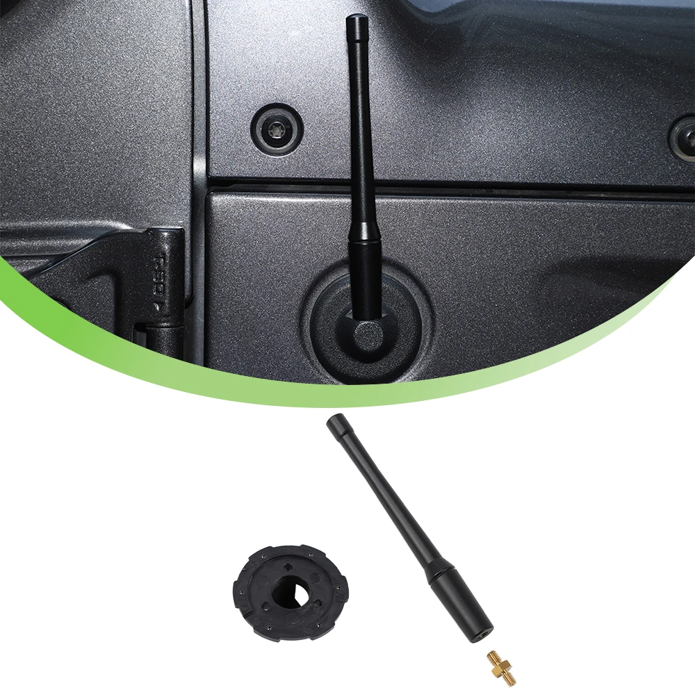 Zamiennik podstawy osłony zmodyfikowanej anteny radia samochodowego do Jeep Wrangler JK JL Gladiator JT 2007-2023 2/4-drzwiowe akcesoria zewnętrzne