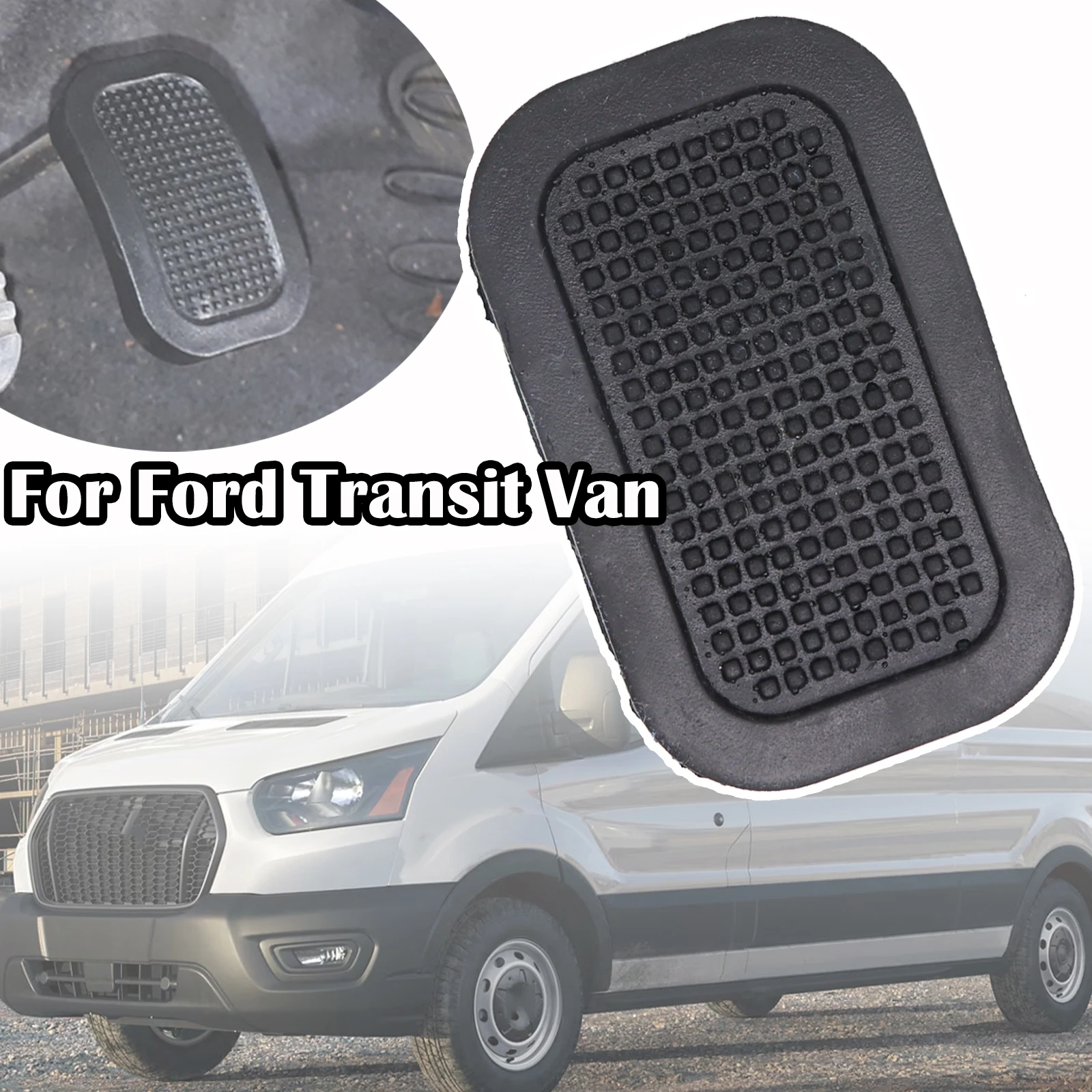 1pc For Ford Transit Van Brake or Clutch Rubber Pad Pedal Cover 2000 1999 1998 1997 1996 1995 1994 1993 1992 1991 1990 1989 1988