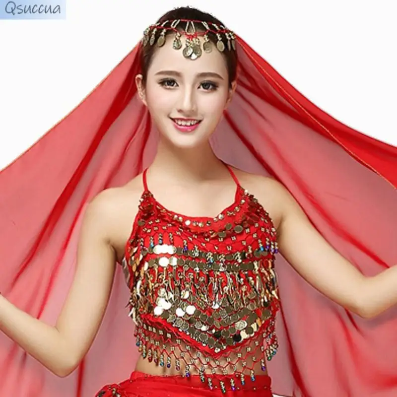 Belly Dance Performance Clothes Tops Dance Clothes Indian Dance Sequined Performance Bras