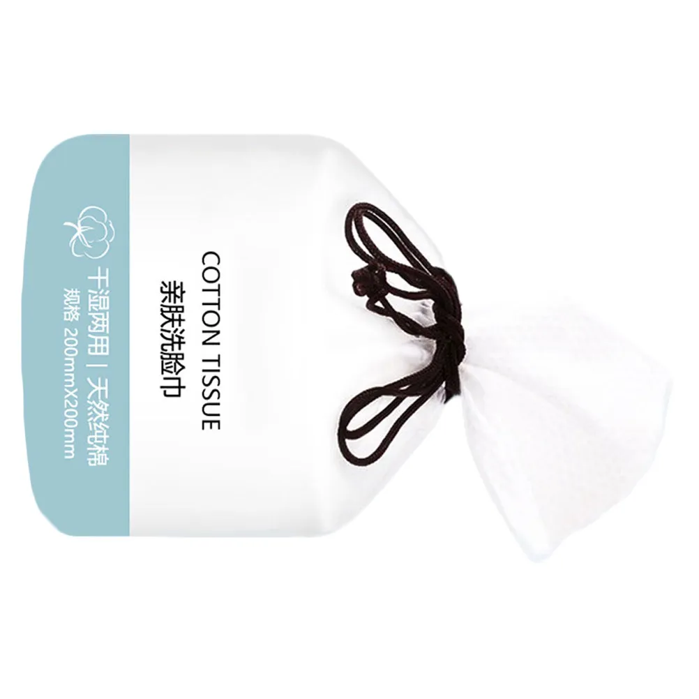 1 Roll Ultra Soft Cotton Face Washing Towel Biodegradable Disposable Facial Tissue Wet Dry Use for Makeup Remover Personal Care