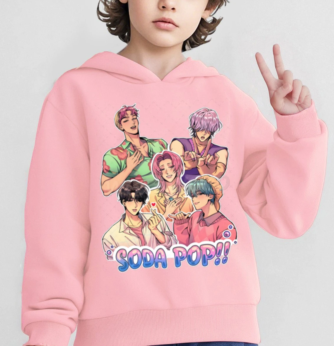 

KPop Demon Hunters Saja Boys Hoodie Harajuku Kids Pullover Tops Boys Girls Casual Sweatshirts Gift Fashion Children Tracksuit