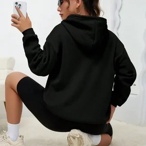 Damen -SWEERS mit Los Angeles Artistic Letters Design, Frauenhaube, lässige Vliesbluse, Streetwear American Style, Herbstmode, Hip Hop 8 Hauptverkäufe Sweatshirt Los Angeles weiblich - №5