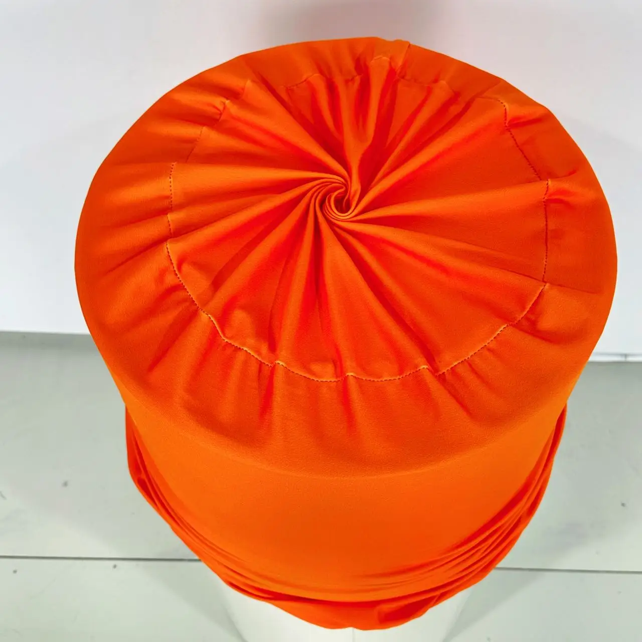 Orange Solid Color Cylinder Cover for Birthday Parties, Wedding and Baby Shower Decoration Props