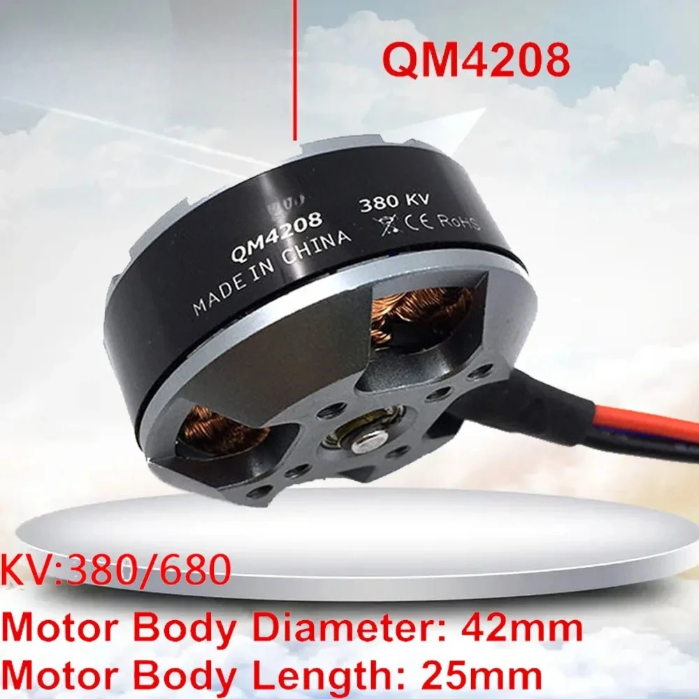QX-MOTOR QM4208 380/680KV 3508 Brushless Motor For RC Remote Controlled Parts