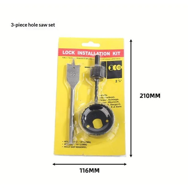 18PCS   Kit Durable Carbon Steel Metal Circle Power Drill Hole Cutter for Wood PVC and Plastic Woodworking Tools