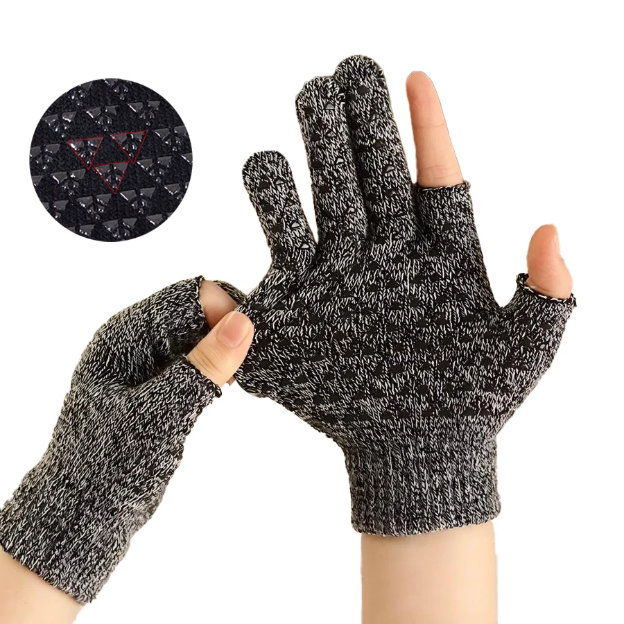 

1 Pair Touchscreen Knit Gloves,Cold Weather Warm Touchscreen Glove Unisex,Non-slip,Elastic Cuff,Knit Stretchy for Cycling