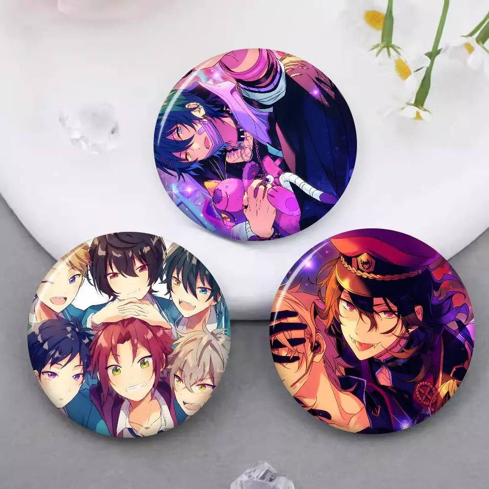 Idol Game E-Ensemble S-Stars New  Brooches Soft Button Pin Funny Silly Gnarpy on A Skateboard Meme Badge Gamer Collection Gifts