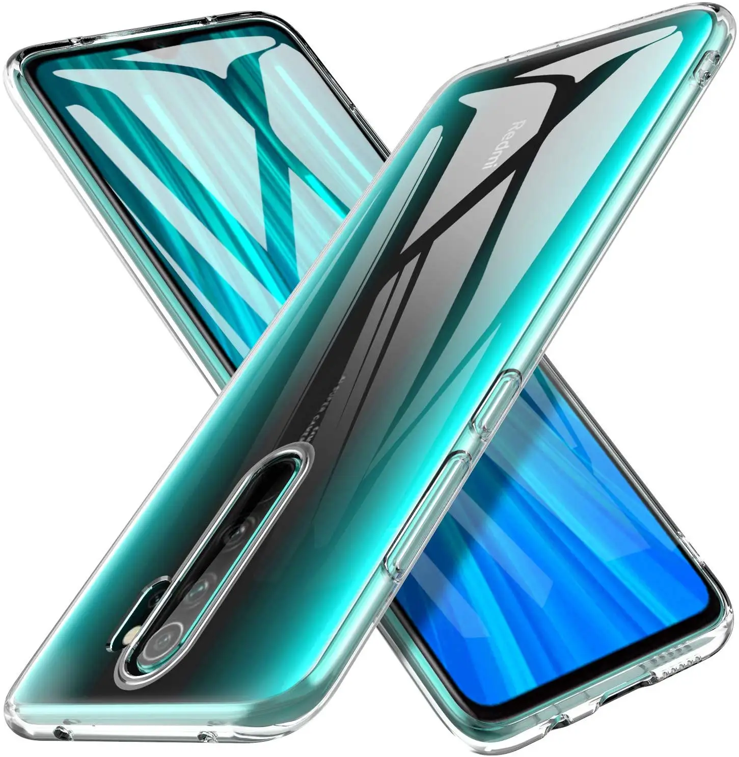 Klare weiche Handyhülle für Xiaomi Redmi Note 8 Pro 8 8A 9 9S 9T 9A 9C 10 10S 11S 11 Pro Weiche Silikon-transparente Abdeckung – Detail 7