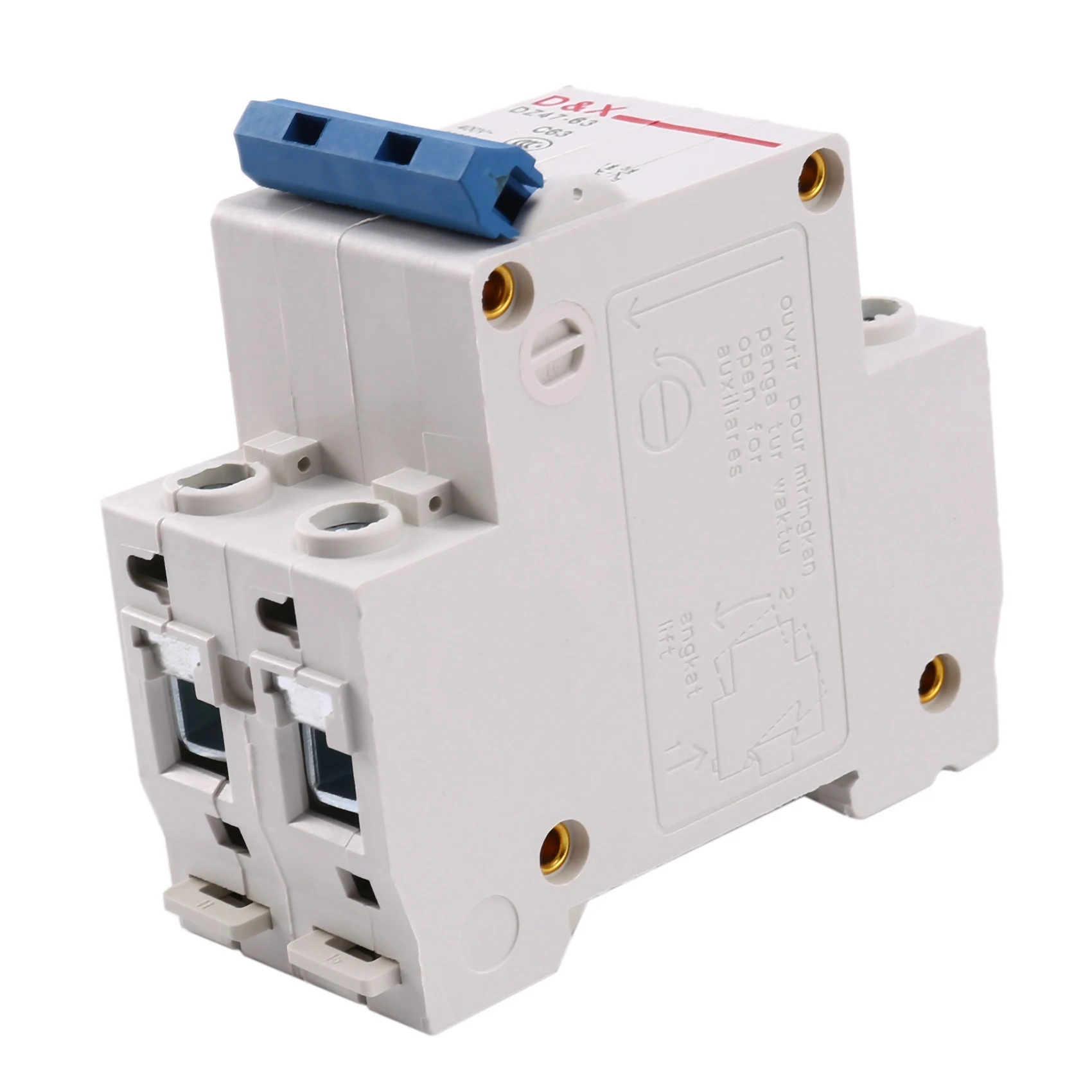 

ABUI-10X 2P 63A AC400V Автоматический выключатель для солнечных фотоэлектрических (PV) систем переменного тока