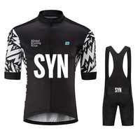 Men Summer SYN Cycling Jersey Set Breathable Racing Cycling Jersey Sport Mtb Bicycle Jersey Bike Cycling Clothing Suit