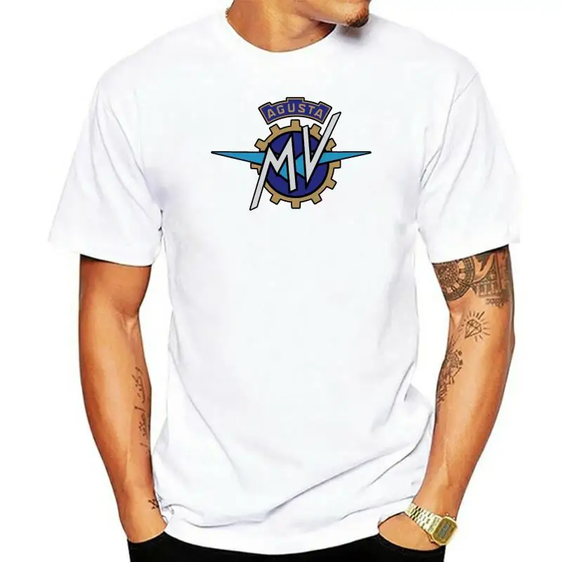 Fashion Design Motorcycles Logo MV Agusta Motor Men T-Shirt