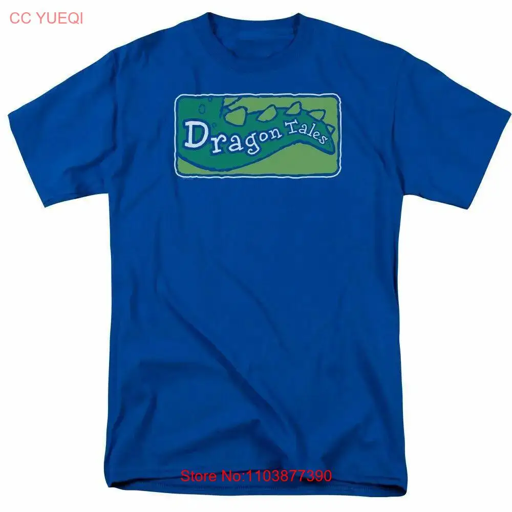 Мужская футболка с длинным или коротким рукавом, с логотипом Dragon Tales