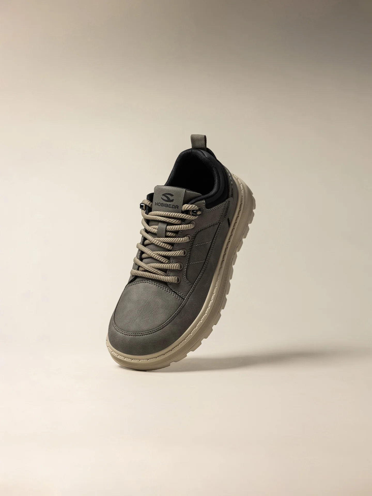 HOBIBEAR Herren Oxford-Schuhe mit breiter Passform, klassisches Kunstleder, Business-Schuhe mit klobigem Absatz, Retro-Freizeitschuhe zum Schnüren – Detail 14