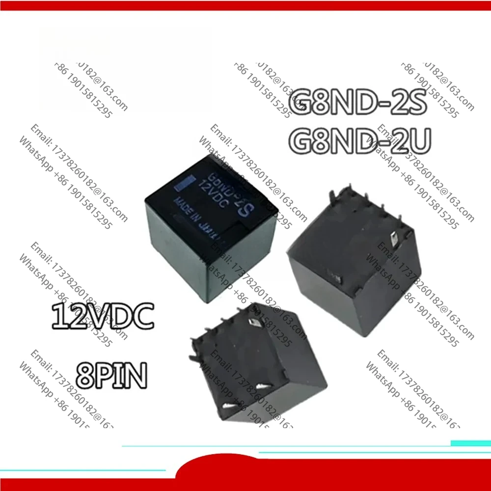

5PCS Automotive relay G8ND-2S-12VDC G8ND 2S 12V G8ND-2U-12VDC G8ND2U G8ND2S 30A 8PIN high quality Car window lift relay