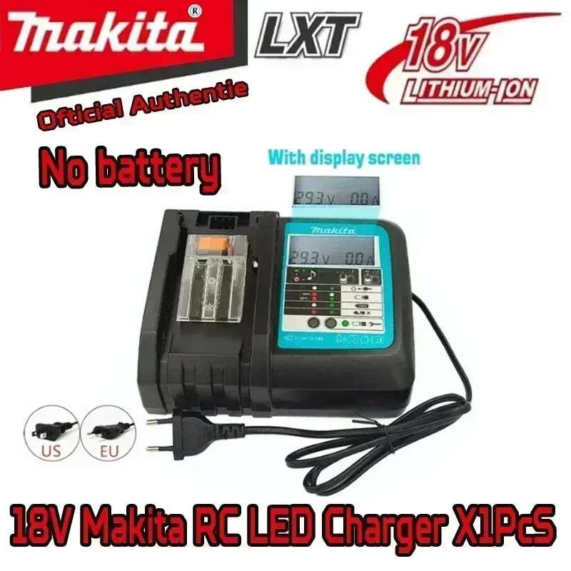 100% Originele Makita Batterij, Makita 18V Gereedschap Batterij Voor Makita DDF487 DGA404 DTW700 DTD173 DHP487 DJV182 Met DC18RC Lader