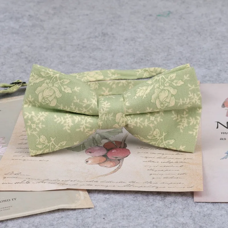 Marke Neue Männer Mode Retro Blume Drucken Bogen Krawatten Für Mann Casual Schule Jungen Katzen Muster Neck Tragen Bowtie Zubehör schmetterling – Detail 40