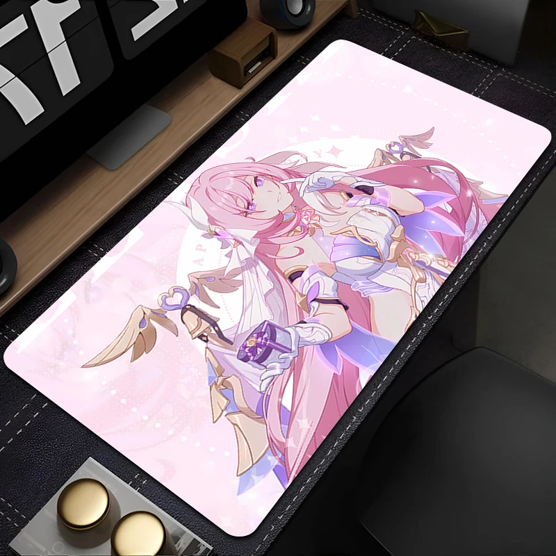 Mouse Pad Elysia Non-Slip Rubber mousepads Game player notebook computer Pad table mat PC carpet Honkai Impact 3 Mousepad XL XXL