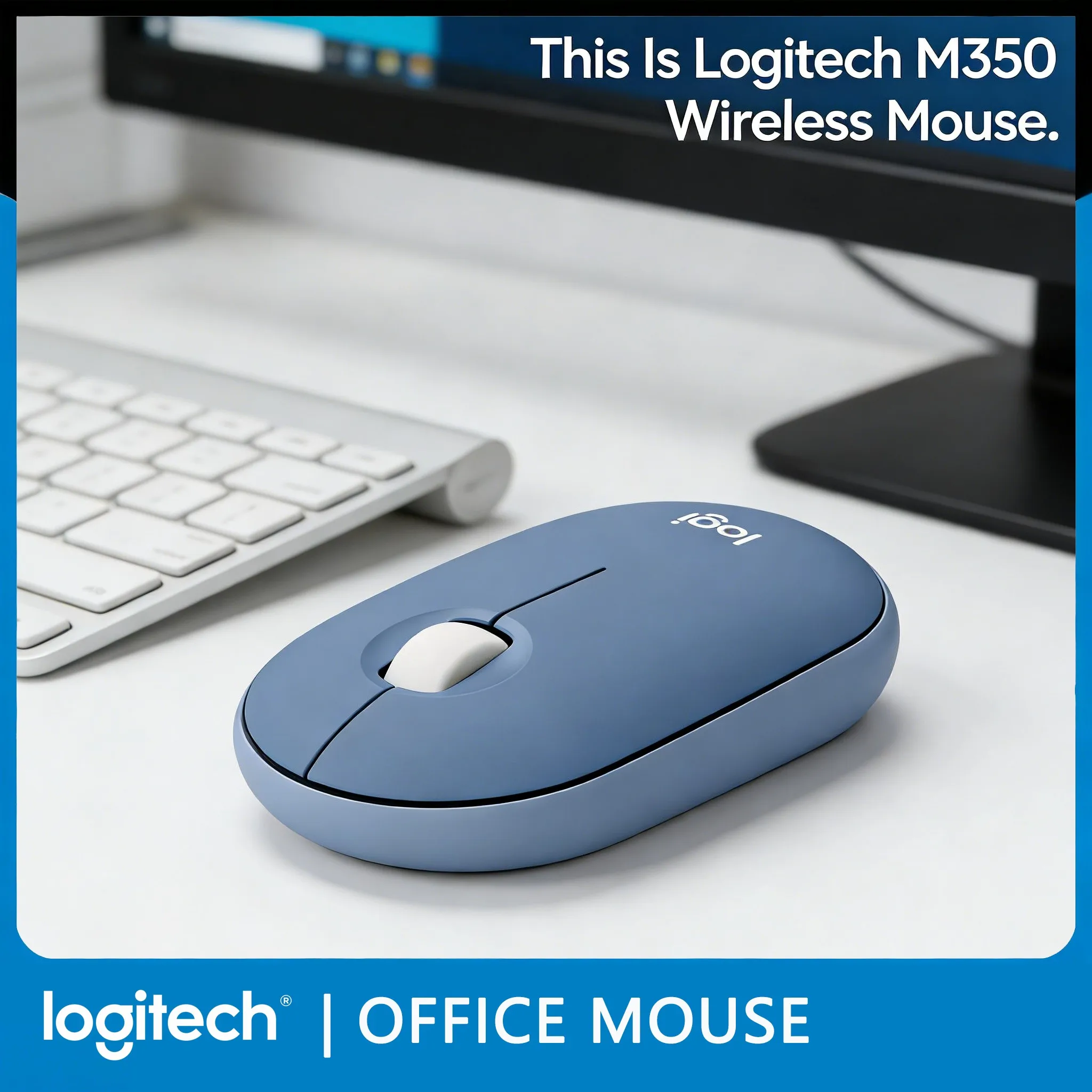 

Плавное управление: Logitech M350 на столах, диванах и кроватях