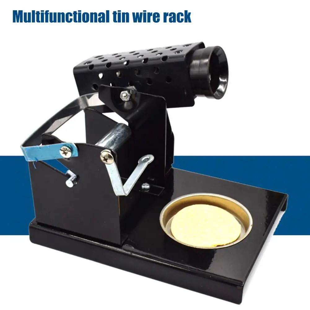 Soldering Iron Stand Heat-Resistant Iron Soldering Stand Portable Steady Base Soldering Iron Stand Easy Installation