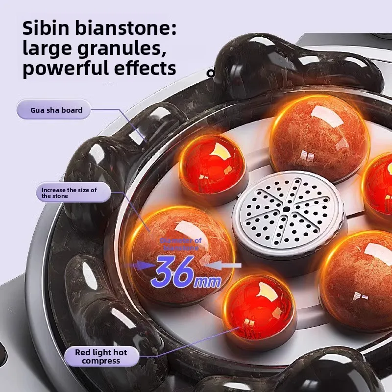 Abdominal Rubbing Instrument Automatic Kneading Heating Moxibustion Belly Massage Artifact
