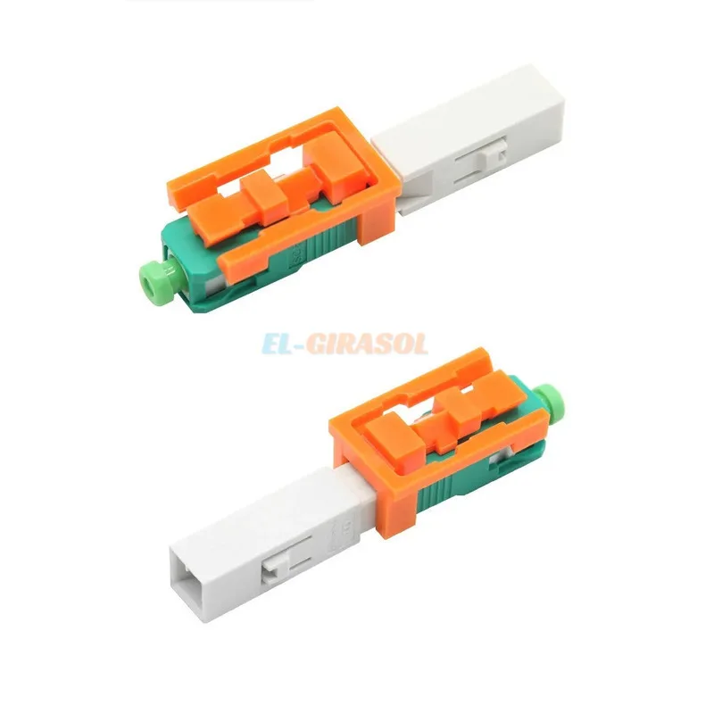 Konektor cepat serat optik APC tipe BARU SM konektor optik alat cepat konektor dingin SC APC 100pcs 2.0*3.0mm FTTH