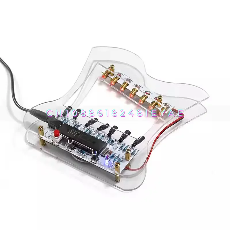 

51 MCU Laser Harp Electronic Organ Production Kit, Circuit Board Welding Practice DIY Electronic HU-013