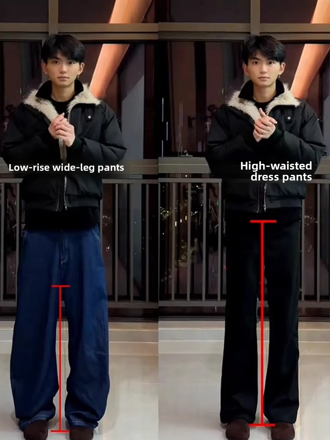 

Мужские зимние брюки Bla Heavyweight Drapey Straight Leg с начесом, прямого кроя, с эффектом удлинения ног, слегка расклешенные...