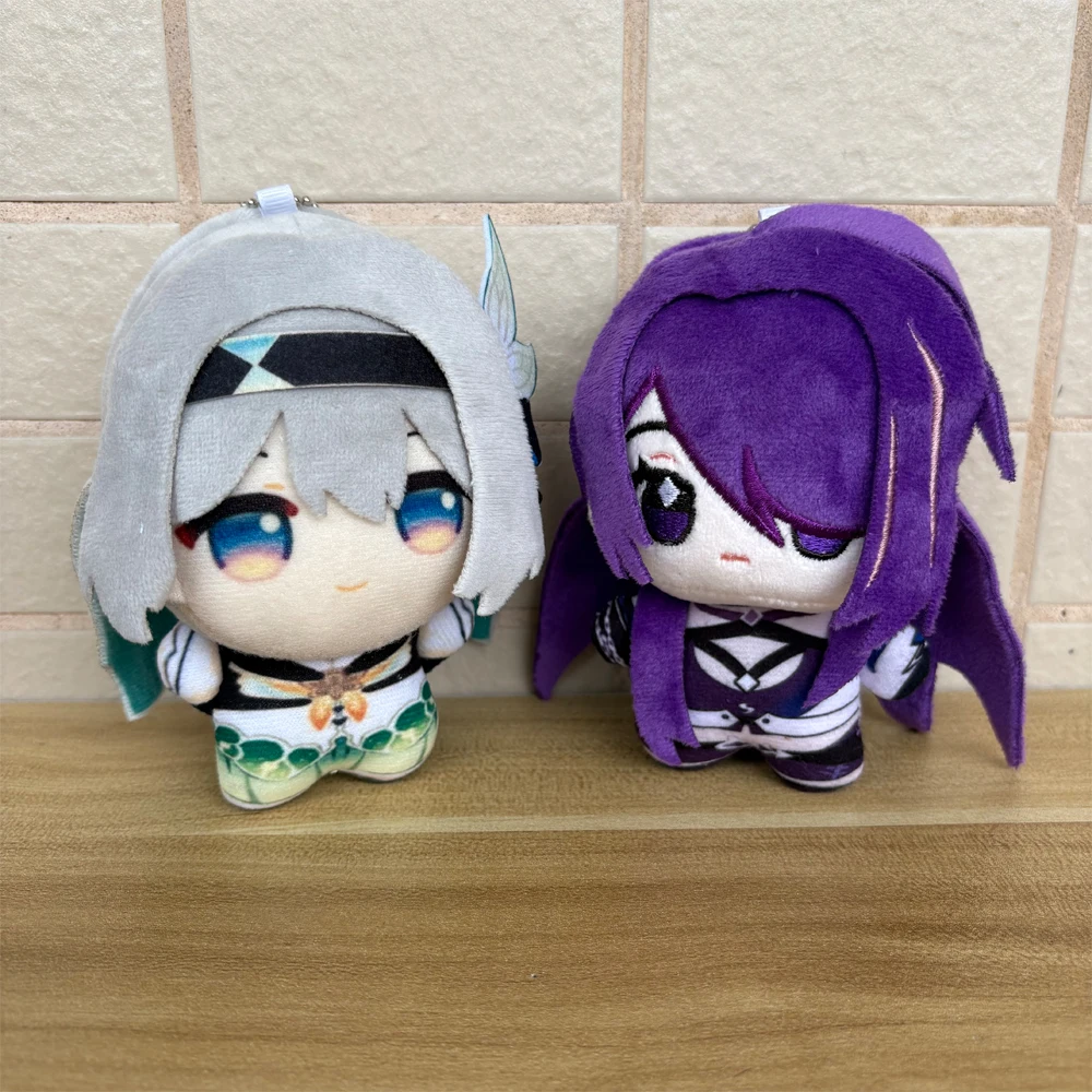 

12cm Anime Game Honkai Star Rail Firefly and Acheron Plush Toys Raiden Bosenmori Mei Character Figure Keychain Bag Plushie Doll