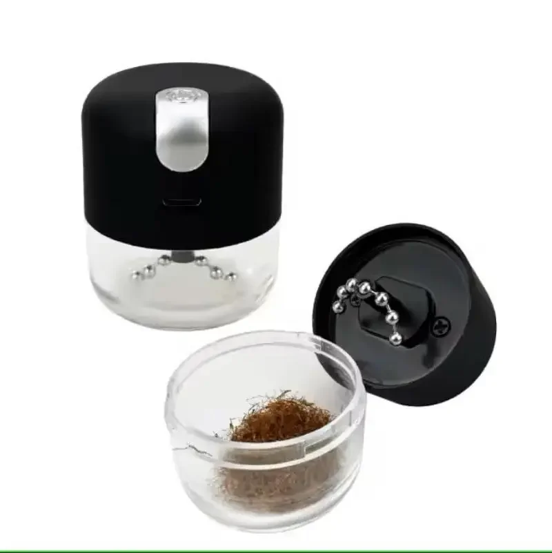 Multi-function Acrylic Grass Grinder USB Charging High Speed Tobacco Grinding Crusher Household Smoking Accessories Men Gadgets