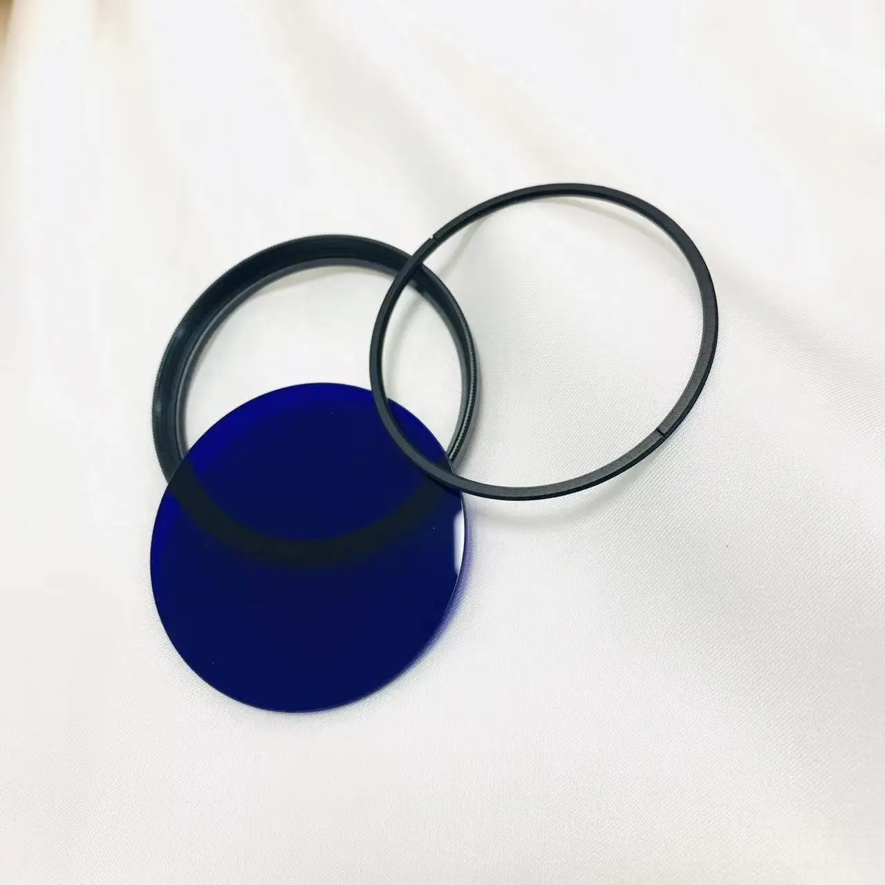 Filtro per fotocamera 58mm di dimensioni Multiple UV e IR Double Band Pass Blue Glass ZB2 BG3 per fotografia