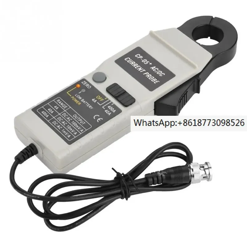 CP-05 Oscilloscope AC/DC Clamp Current Probe Tester 200KHz 400A Clamp Current Tester Oscilloscope Parts