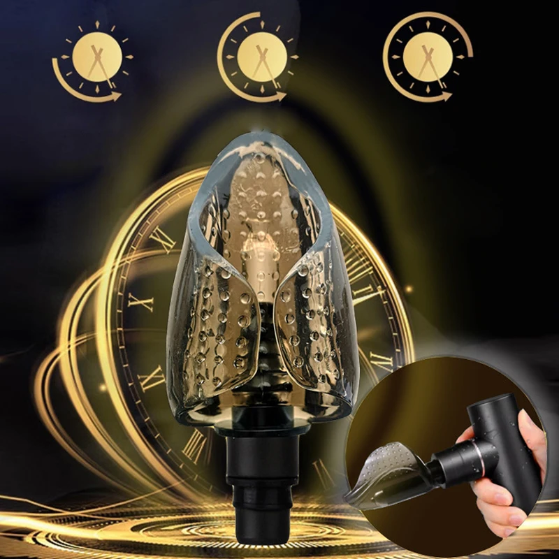 مسدس اللفافة مع تأخير تلسكوبي للرجال ، الاستمناء من السيليكون الناعم ، تأخير تلسكوبي ، رأس الجنس ، مدرب الحشفة ، كأس الطائرة #1