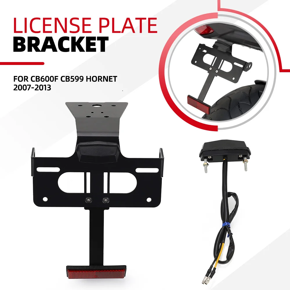 

License Plate Holder Tail Light Bracket Fender Eliminator Kit For Honda CB600F CB599 Hornet CB 600F 2007-2013 2012 2011 2010