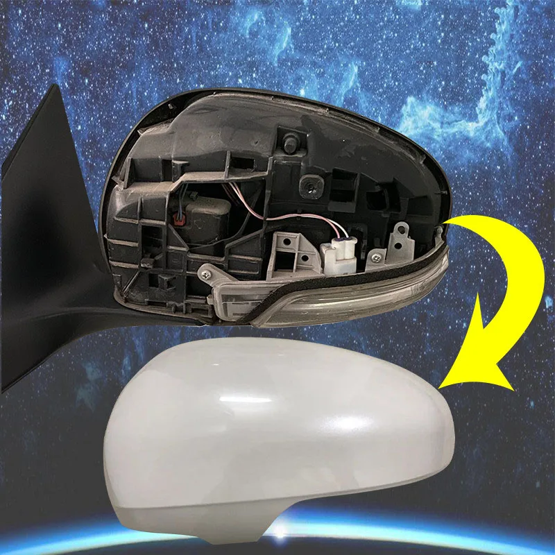 For Toyota Ractis Verso 2010~2014 Rearview Mirror Case Car Accessories Rearview Mirror Cover