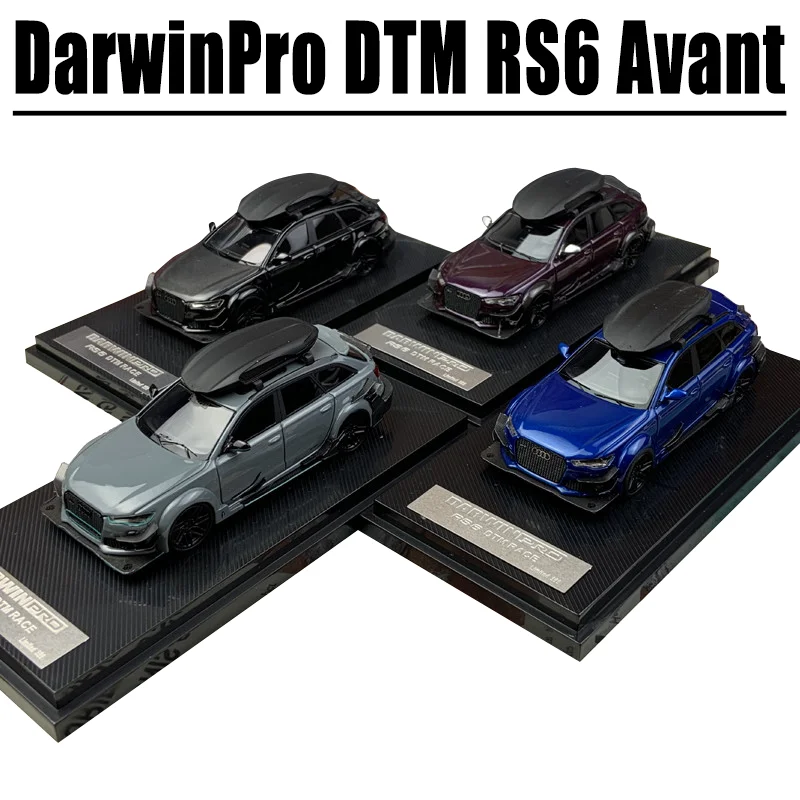 GLM 1/64 DarwinPro DTM RS6 Avant résine jouet véhicule à moteur moulé sous pression en métal modèle cadeaux