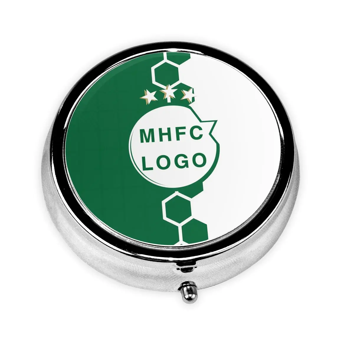 Israel F.C MHFC Champion Mini metal round storage box pill box folding storage