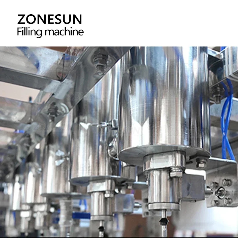 ZONESUN Bierfüllmaschine, Ausrüstung, Schaumflüssigkeit, alkoholisch, kohlensäurehaltig, funkelnd, belüftete Getränke, Flaschenproduktion ZS-DG4