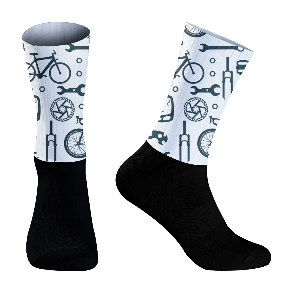 Socks 2024 New Summer Cycling Bike Sock Compression Bicycle Outdoor Running Sport Socks