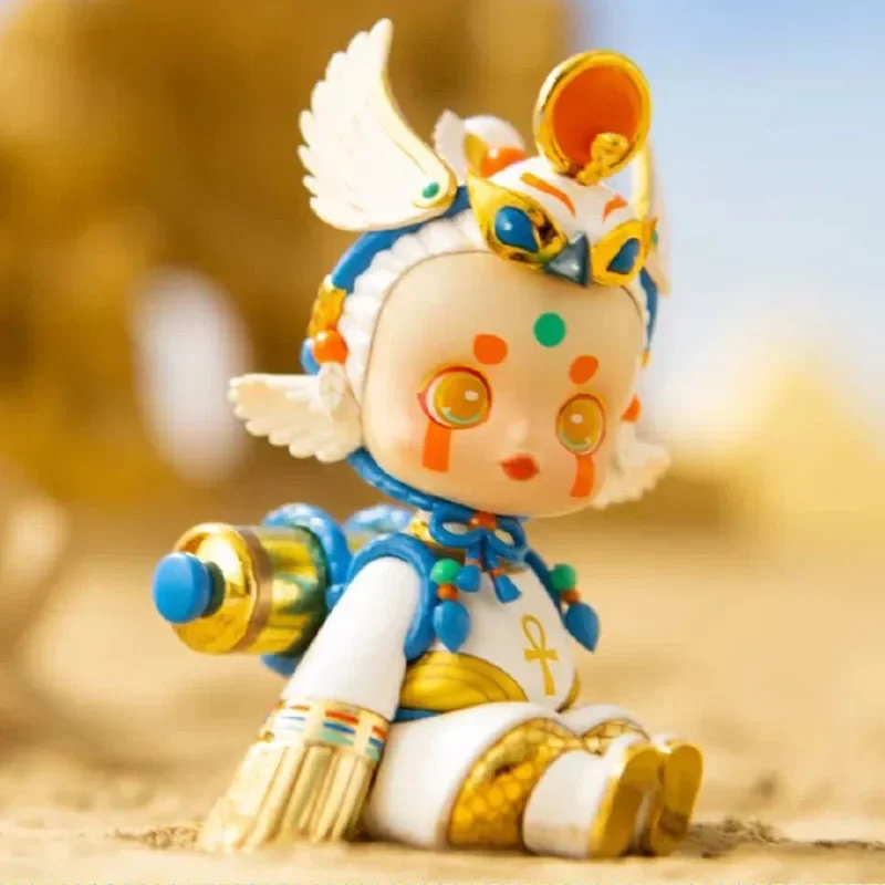 Blind Random Box Toys Meow Lingling-Egyptian Meng God SeriesAnime Figure Doll Mystery Box Kawaii Complex Surrounding Mind Gift