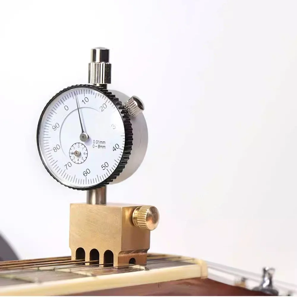 Standard Folk Electric Guitar String Distance Ruler Height Measurement Dial Indicator Luthier Repair and Maintenance Tools
