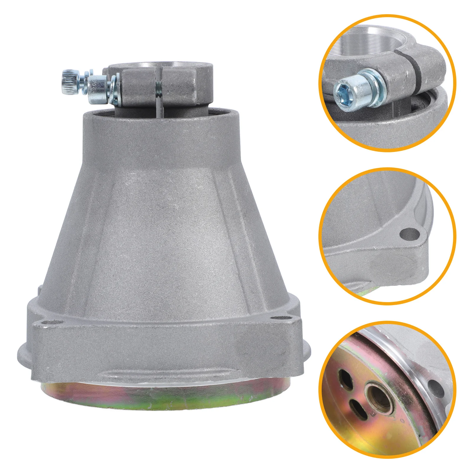 

Grass Trimmer Connect Plate Reliable Lawn Mower Connector Durable Metal Replacement for Gardening and Lawn Maintenance