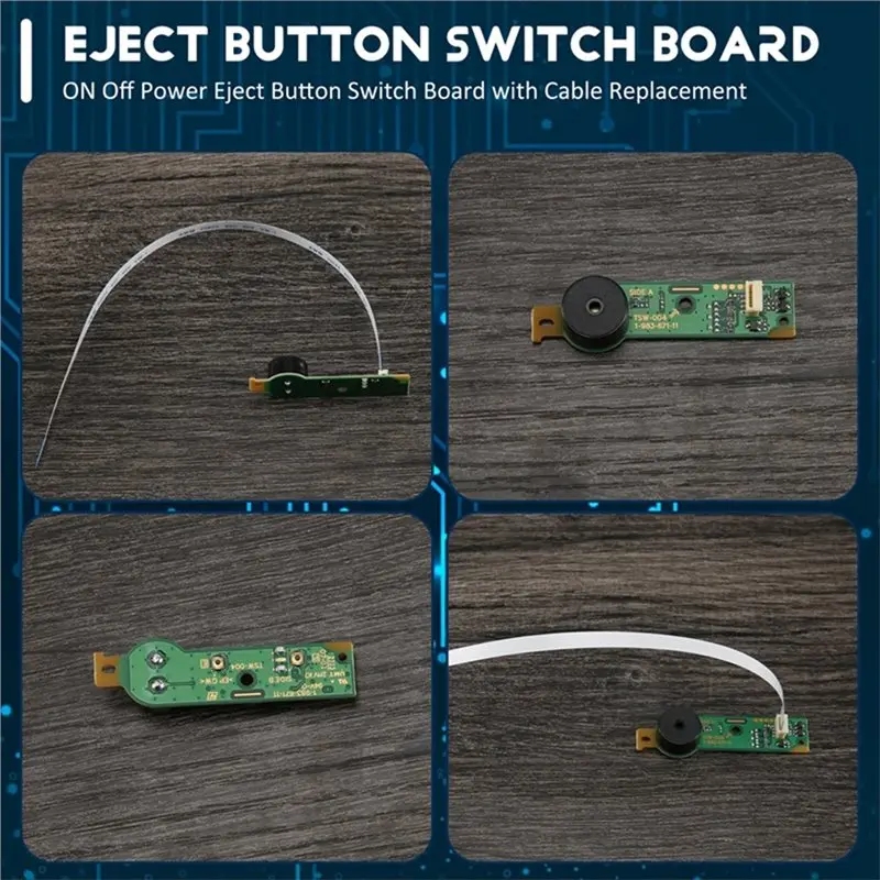 2026 New 10 Pieces Eject On-Off Power Button Switch Board With Cable For PS4 Slim Models CUH-21A/CUH-21B CUH-2115