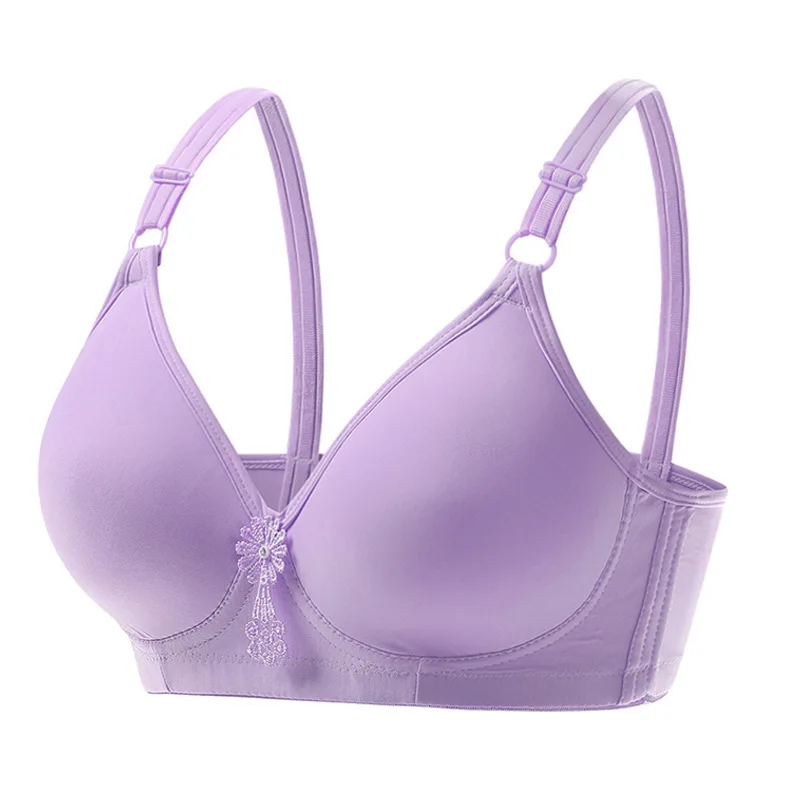 Soutien-gorge Sexy bonnet 36-42 A/B pour filles, sous-vêtements pour femmes à gros seins, Bralette sans fil, mince, couverture complète, vêtements quotidiens, Lingerie