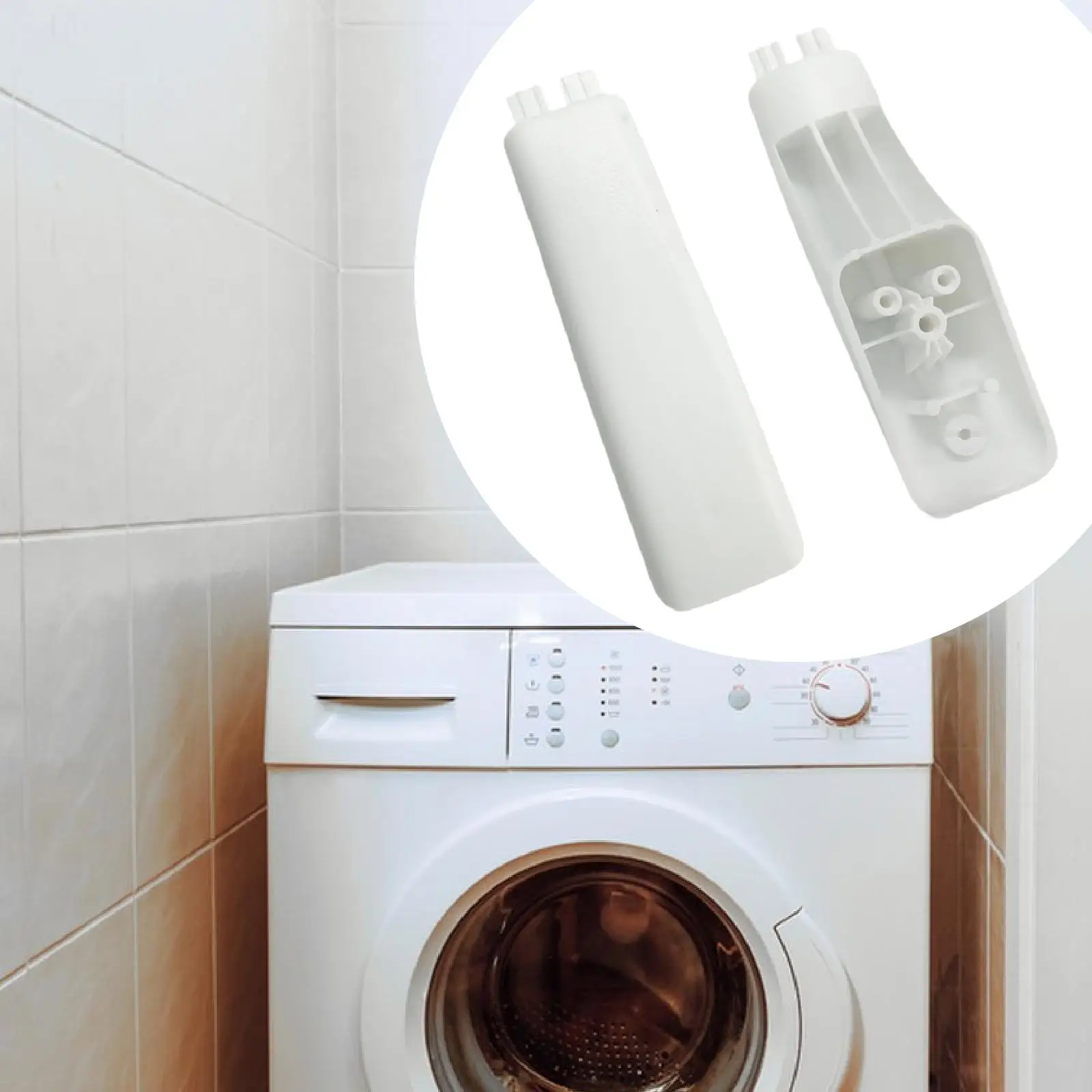 2x Oven End Cap Handles Convenient Professional Repair Easy Installation Small Appliance Accessory Replacement Part WB07K10043