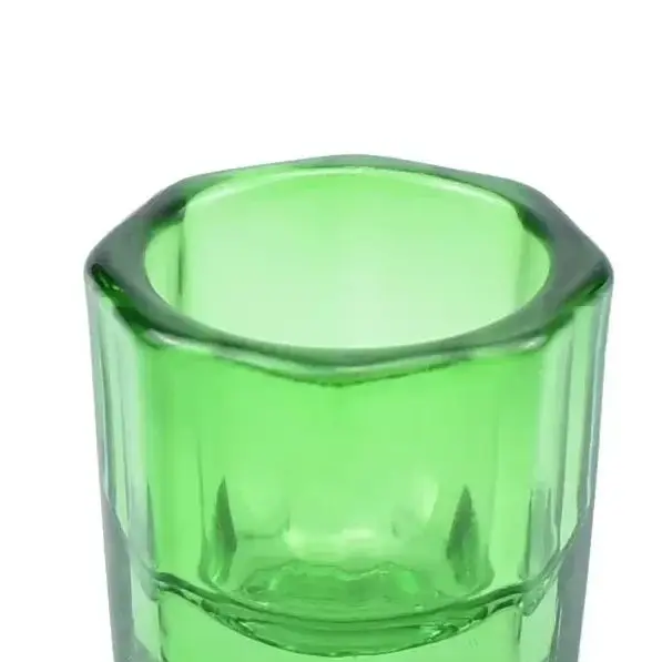 

Dental Lab Mixing Bowls Glass Dish Octagonal Cups Powder Holder Container Dentistry Manicure Nail Art Tools
