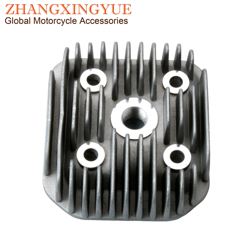 Scooter 70cc Big Bore Cylinder Head For Mbk Booster Stunt 50 Yamaha Target Slider Bws Zuma 50cc 47mm 2-Stroke Engine Parts